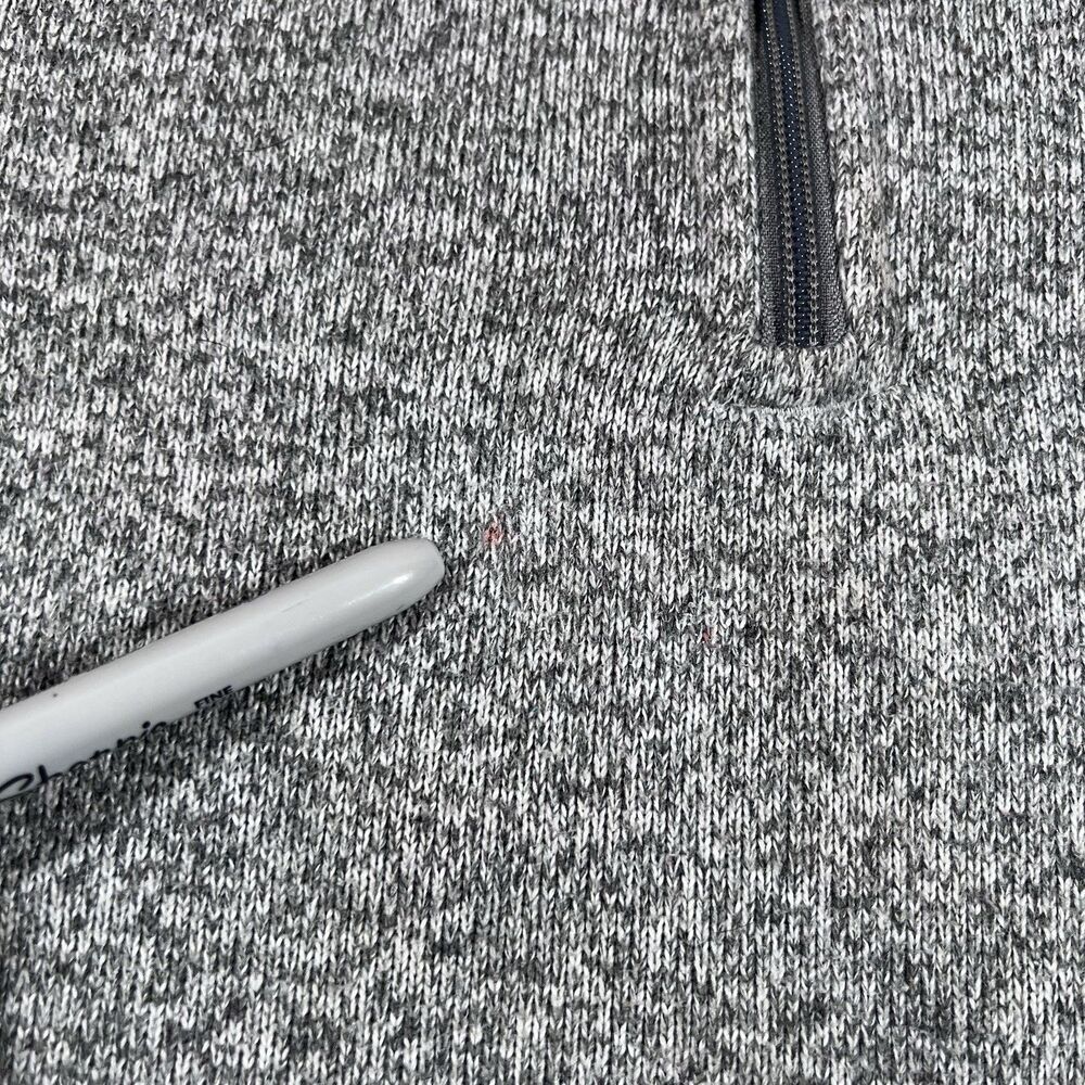 Patagonia Better Sweater Heather Grey 1/4 Zip Pullover Fleece Youth XL 14 - Picture 5 of 13